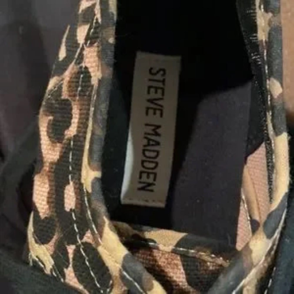 Steve Madden Emmi Leopard Print Platform Sneakers… - image 8